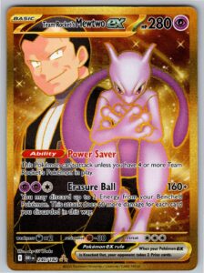 Team Rocket's Mewtwo ex DRI 240 framsida