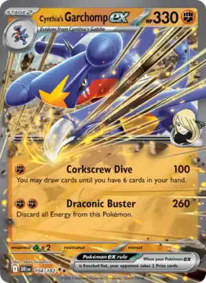 Cynthia's Garchomp ex (DRI 104)