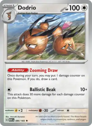 Dodrio (MEW 085) Reverse Holo
