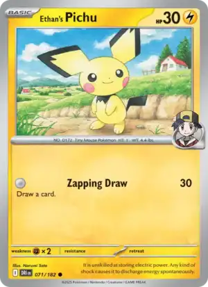 Ethan's Pichu (DRI 071)