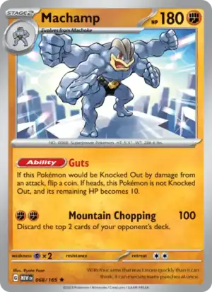 Machamp (MEW 068) Reverse Holo