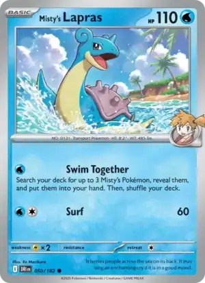 Misty's Lapras (DRI 050)