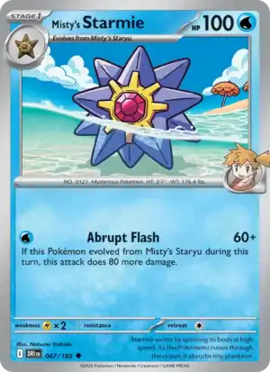 Misty's Starmie (DRI 047)