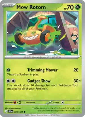 Mow Rotom (DRI 009) Reverse Holo