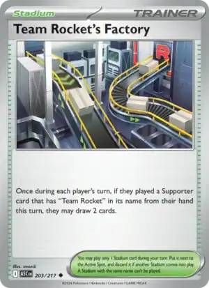 Team Rocket's Factory (ASC 203)