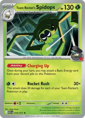 Team Rocket's Spidops (ASC 019)