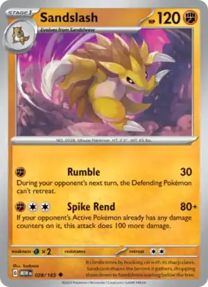 Sandslash (MEW 028)