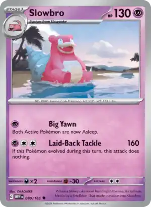 Slowbro (MEW 080) Reverse Holo
