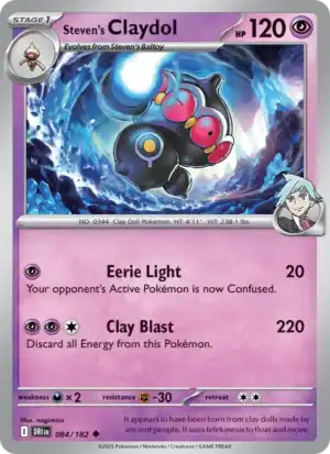 Steven's Claydol (DRI 084)