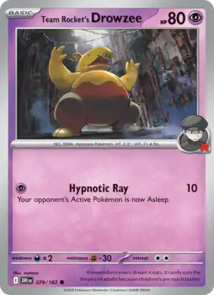 Team Rocket's Drowzee (DRI 079)