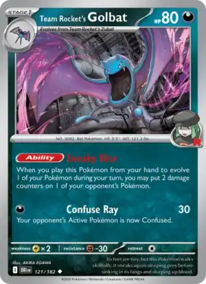 Team Rocket's Golbat (DRI 121)