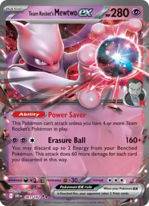 Team Rocket's Mewtwo ex (DRI 081)