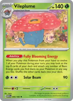 Vileplume (MEW 045) Reverse Holo