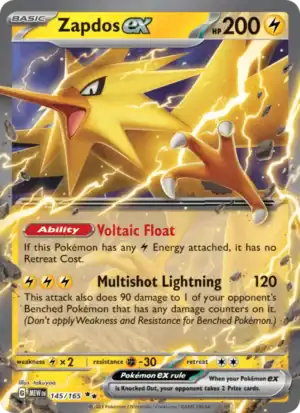 Zapdos ex (MEW 145)