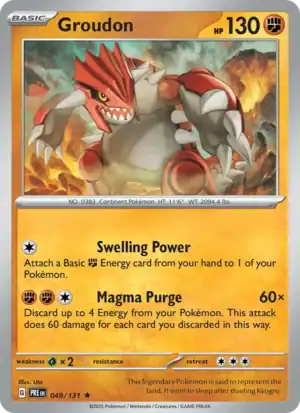 Groudon (xPRE 049) Poké Ball