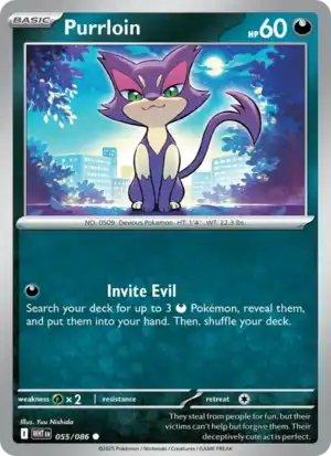 Purrloin (xWHT 055) Poké Ball