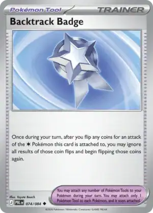 Backtrack Badge (PBL 074) Reverse Holo