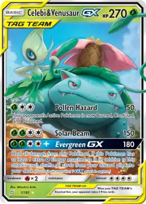 Celebi & Venusaur GX (TEU 1)