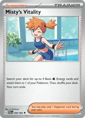 Misty's Vitality (PBL 080) Reverse Holo