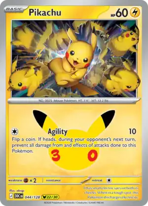Pikachu (30C 044)