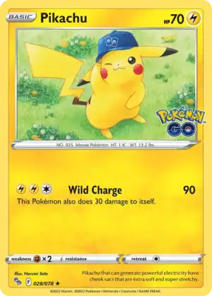 Pikachu (PGO 028)