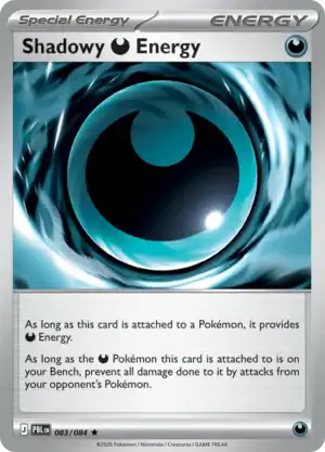 Shadowy Darkness Energy (PBL 083) Reverse Holo