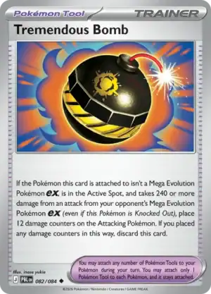 Tremendous Bomb (PBL 082) Reverse Holo
