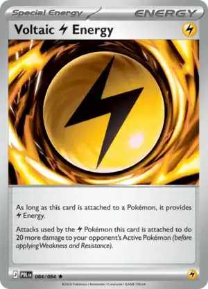 Voltaic Lightning Energy (PBL 084) Reverse Holo