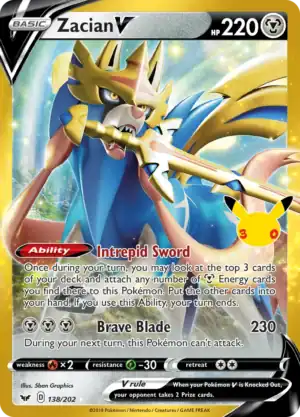 Zacian V (30C SSH 138)
