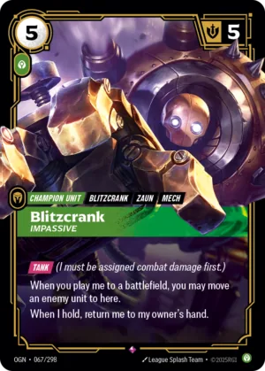 Blitzcrank, Impassive (OGN 067)