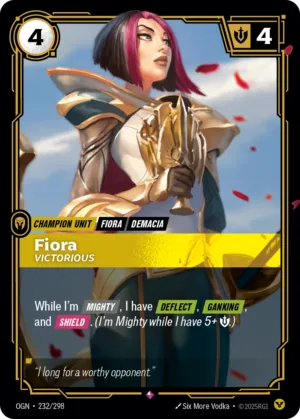 Fiora, Victorious (OGN 232)