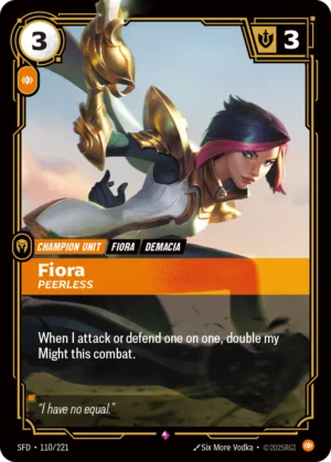 Fiora, Peerless (SFD 110)