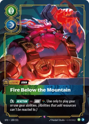 Ornn, Fire Below the Mountain (SFD 189)