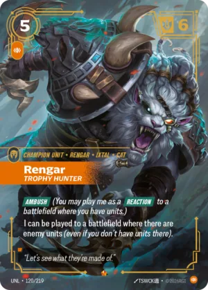 Rengar, Trophy Hunter (UNL 120)